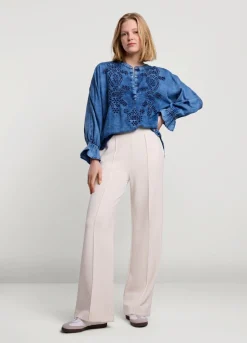 Blouse With English Embroidery