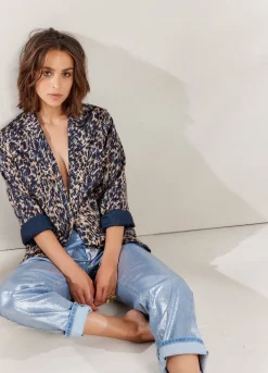 Boyfriend Blazer With Print