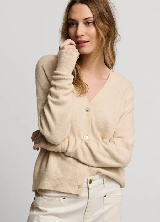 Cardigan With Mother-Of-Pearl Buttons