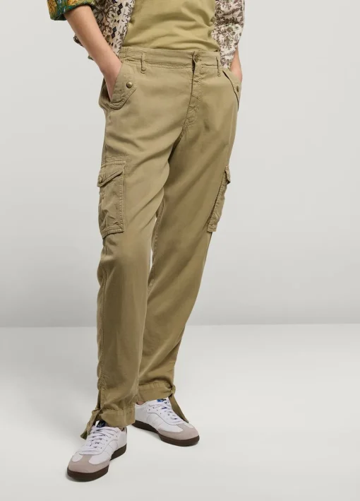 Cargo Trousers With Bow
