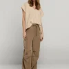 Cargo Trousers With Elasticated Waistband