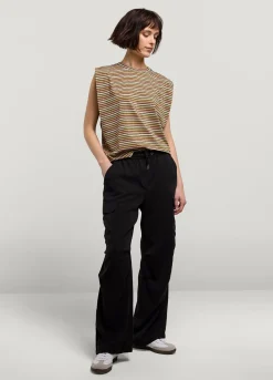Cargo Trousers With Elasticated Waistband