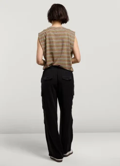 Cargo Trousers With Elasticated Waistband