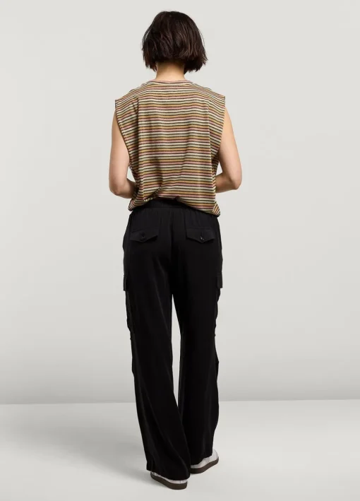Cargo Trousers With Elasticated Waistband