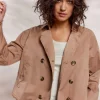 Cropped Trench Coat