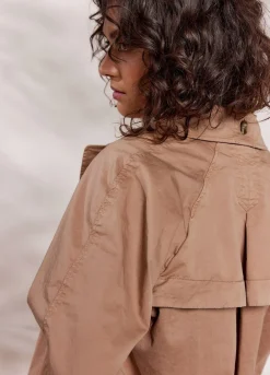 Cropped Trench Coat