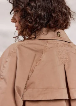 Cropped Trench Coat