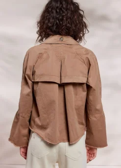 Cropped Trench Coat