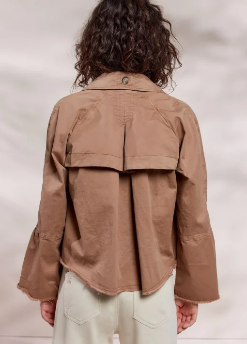 Cropped Trench Coat