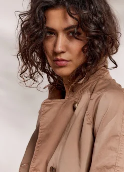 Cropped Trench Coat