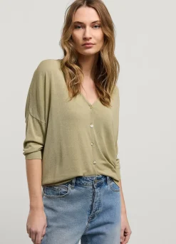 Fine-Knit Cardigan
