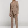 Fitted Blazer With Buttons