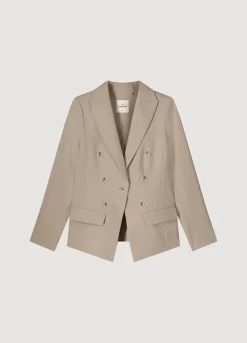 Fitted Blazer With Buttons