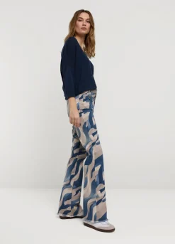 Flared Trousers With Print