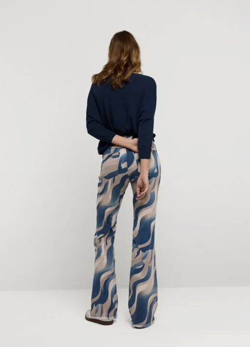 Flared Trousers With Print
