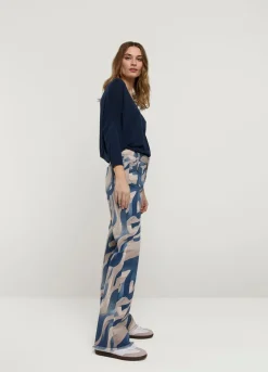 Flared Trousers With Print