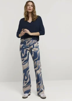 Flared Trousers With Print