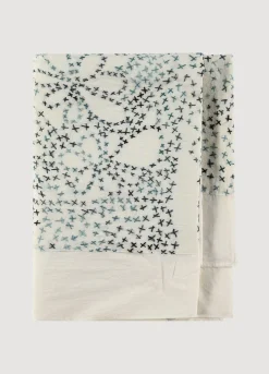 Hand-Embroidered Scarf