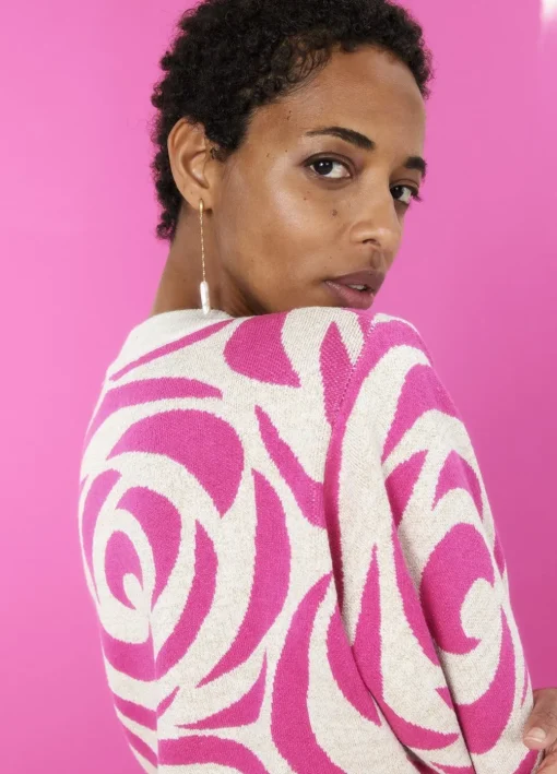 Jacquard-Knit Jumper