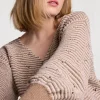 Jumper With Knitted-In Stripe