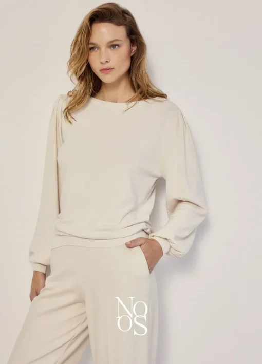 Jumper With Puff Sleeves