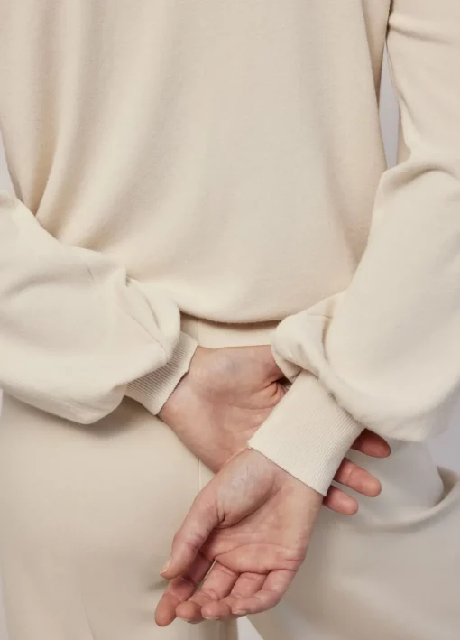 Jumper With Puff Sleeves