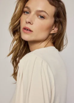 Jumper With Puff Sleeves