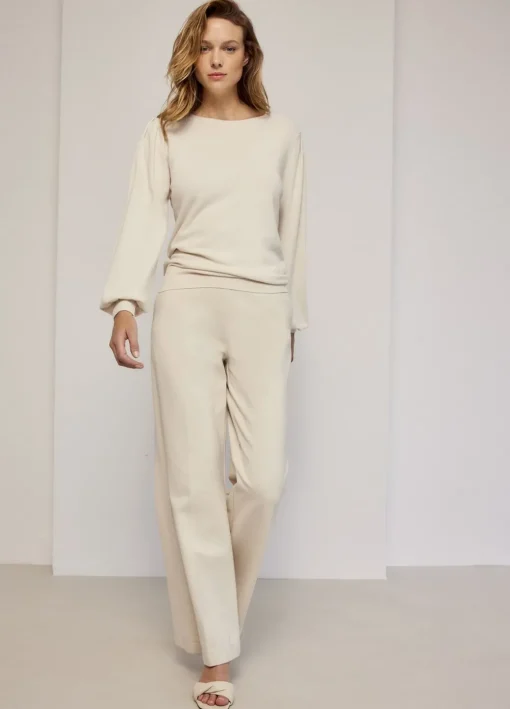 Jumper With Puff Sleeves