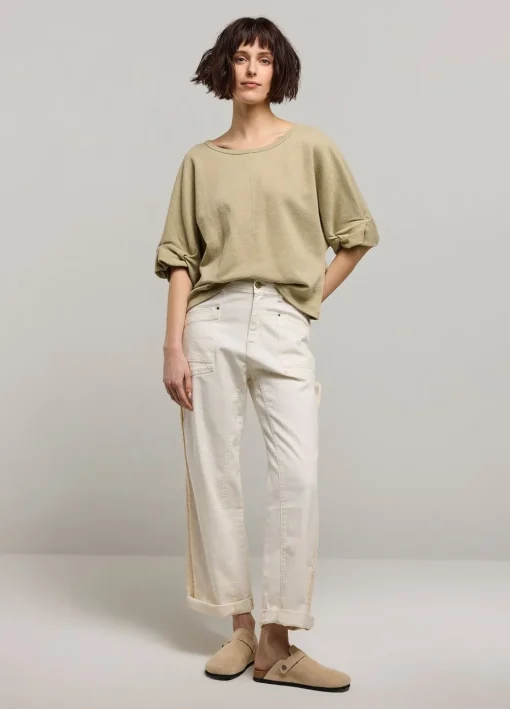 Jumper With Rolled-Up Sleeves