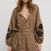 Long Dress With Embroidery