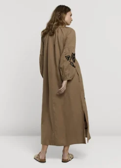 Long Dress With Embroidery