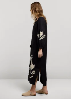 Long Dress With Embroidery