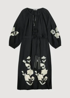 Long Dress With Embroidery