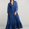 Long Indigo Dress