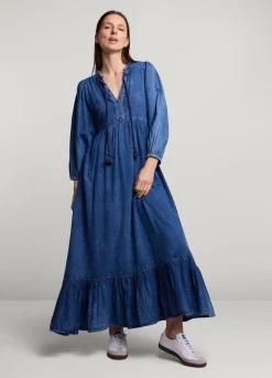 Long Indigo Dress