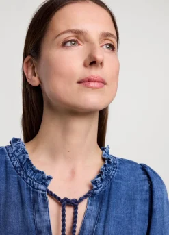 Long Indigo Dress