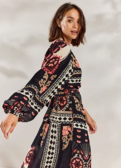 Long Wrap Dress