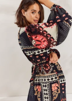 Long Wrap Dress