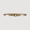 Narrow Metallic Belt
