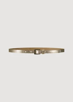 Narrow Metallic Belt