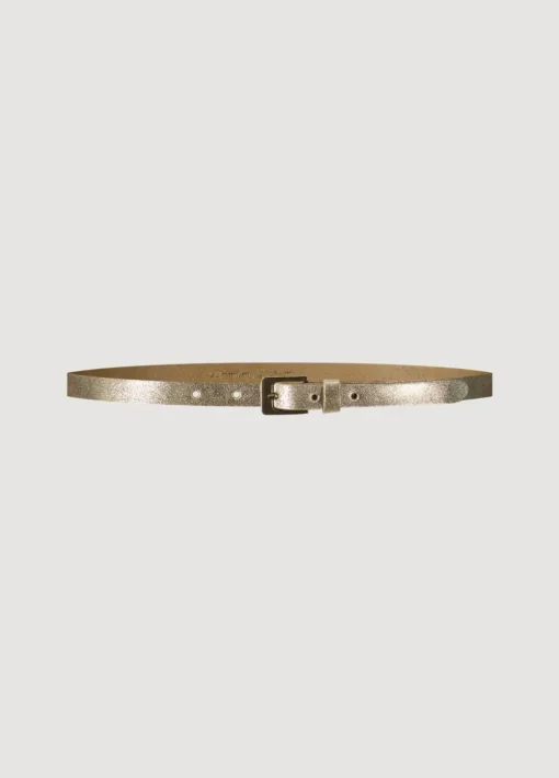 Narrow Metallic Belt