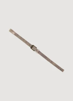 Narrow Metallic Belt
