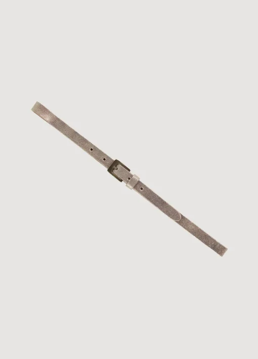 Narrow Metallic Belt