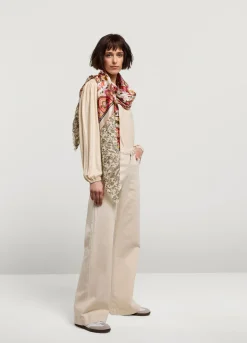Narrow Scarf With Print