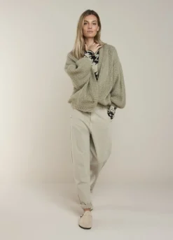 Oversized Open Cardigan