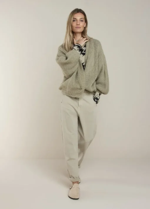 Oversized Open Cardigan