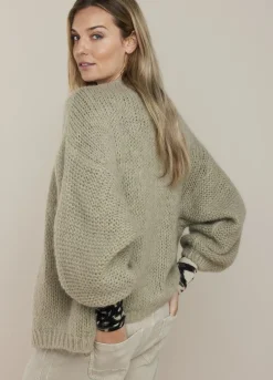 Oversized Open Cardigan