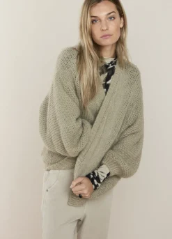 Oversized Open Cardigan