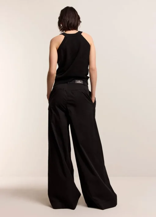 Palazzo Trousers With Belt