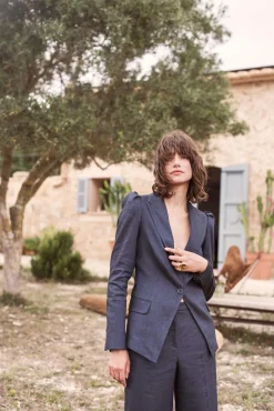 Puffed Sleeve Blazer